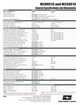 M200C13-M250C13 Specification Sheet - 2