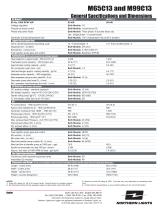 M65C13-M99C13 Specification Sheet - 2