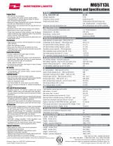 M65T13 Specification Sheet - 1