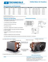 Technicold Chilled Water Air Handlers Specification Sheet - 1