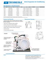 Technicold Direct Expansion Air Conditioning Specification Sheet - 1