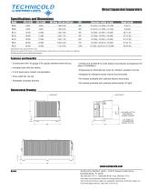 Technicold Direct Expansion Evaporator Specification Sheet - 1