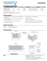 Technicold Fresh Air Make-Up Specification Sheet - 1