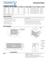 Technicold High Velocity Air Handler Specification Sheet - 1