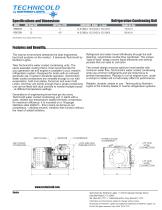 Technicold Refrigeration Systems Specification Sheet - 1