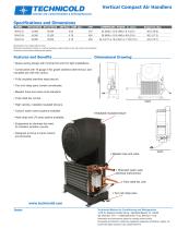 Technicold Vertical Compact Air Handlers Specification Sheet - 1