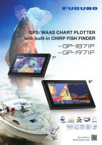 GPS/WAAS CHART PLOTTER with built-in CHIRP FISH FINDER GP-1971F - 1