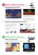 GPS/WAAS CHART PLOTTER with built-in CHIRP FISH FINDER GP-1971F - 3