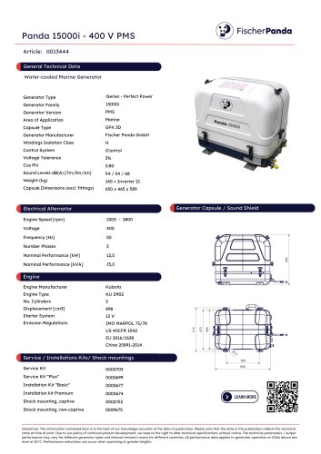 Panda 15000i 400 V