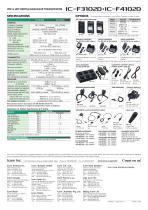 IC-F3102D, IC-F4102D - 4