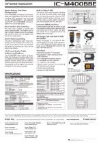 IC-M400BBE - 2