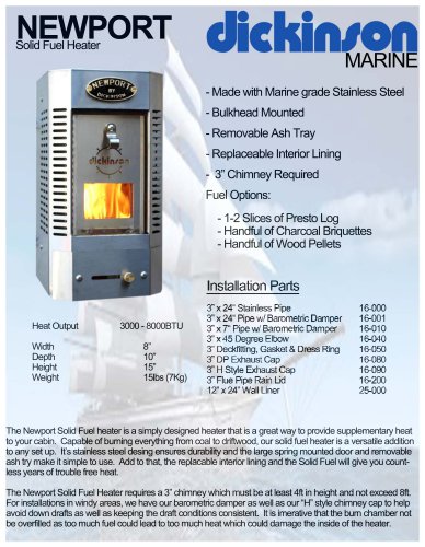 Newport Solid Fuel Heater