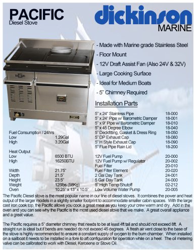 Pacific Diesel Stove