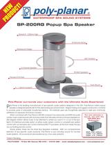 SP-200RG Popup Spa Speaker - 1