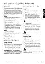 Marine Lavatory Systems AquaT Manual Toilets - 9