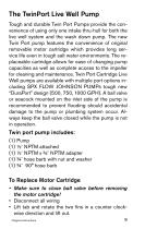 Twin Port Aerating Pumps Manual - US, EN, DE, ES, FR, IT, SV - 9