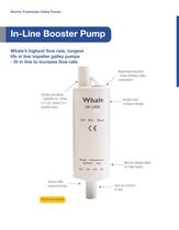 Whale Inline Electric Galley Pumps - 1