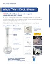 Whale Twist Deck Shower - 1