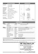 400MHz 2W Waterproof and Intrinsically Safe MARINE UHF TRANSCEIVER JHS-430 - 2