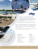 Modular Floating Dock Flyer 2015 - 2