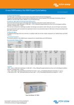 A new AGM battery: the AGM Super Cycle battery - 1