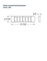 Plastic Louvered Vents - 1