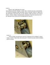 Traditional Gear Box Adjustment Guide - 6