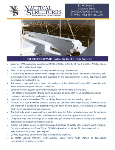 MC-600/MC-800 ELECTRIC DAVIT SYSTEM - Nautical Structures - PDF ...