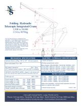 EZ Deck Crane Folding Hydraulic Telescopic Integrated Crane - 2