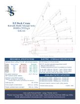 EZ Deck Crane Hydraulic Double Telescopic Series - 2