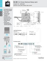 R4-EM - 4 & 6 Series Electronic Rotary Latch - 1