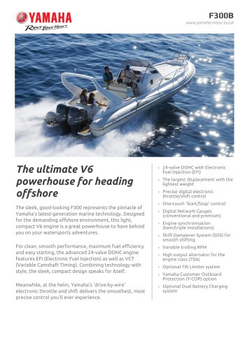 The ultimate V6 powerhouse for heading offshore