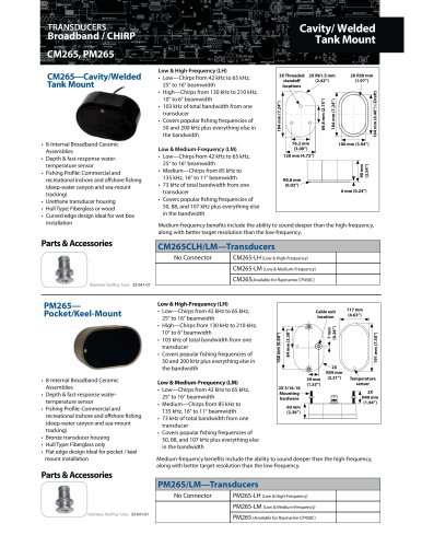 CM265 PM265 Cavity/Welded Tank Mount