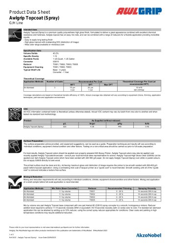 Awlcraft SE - Awlgrip - PDF Catalogs | Documentation | Boating