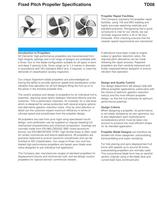 Fixed Pitch Propeller Specifications - 1