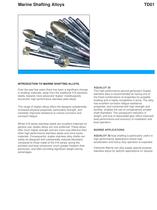 Marine Shafting Alloys - 1