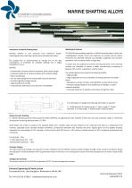 MARINE SHAFTING ALLOYS - 1