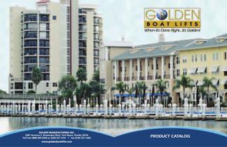 Golden Boatlifts Catalog - 1