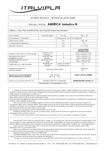AMERICA  bielastico FR