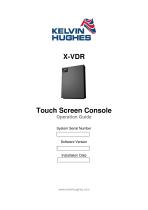 X-VDR TOUCH SCREEN - 1