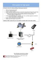 Drive system for high speed - 2