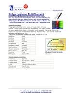 Polypropylene multifilament - 1