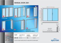 manual door model 2061 - 1