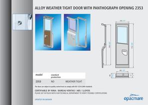 manual door model 2353 - 1