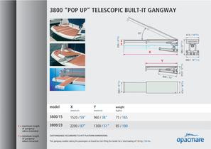 passerelle Popup model 3800 - 1