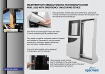 weather tight semiautomatic pantograph door serie 2332 certifiable - 1