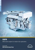 Marine engine D2876 - medium duty - 1