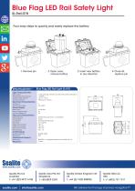 Blue Flag LED Rail Light - 2