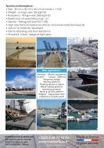 Sea and River port pontoon - MARINEFLOOR® - 2