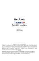 ThurayaIP User Manual - 1